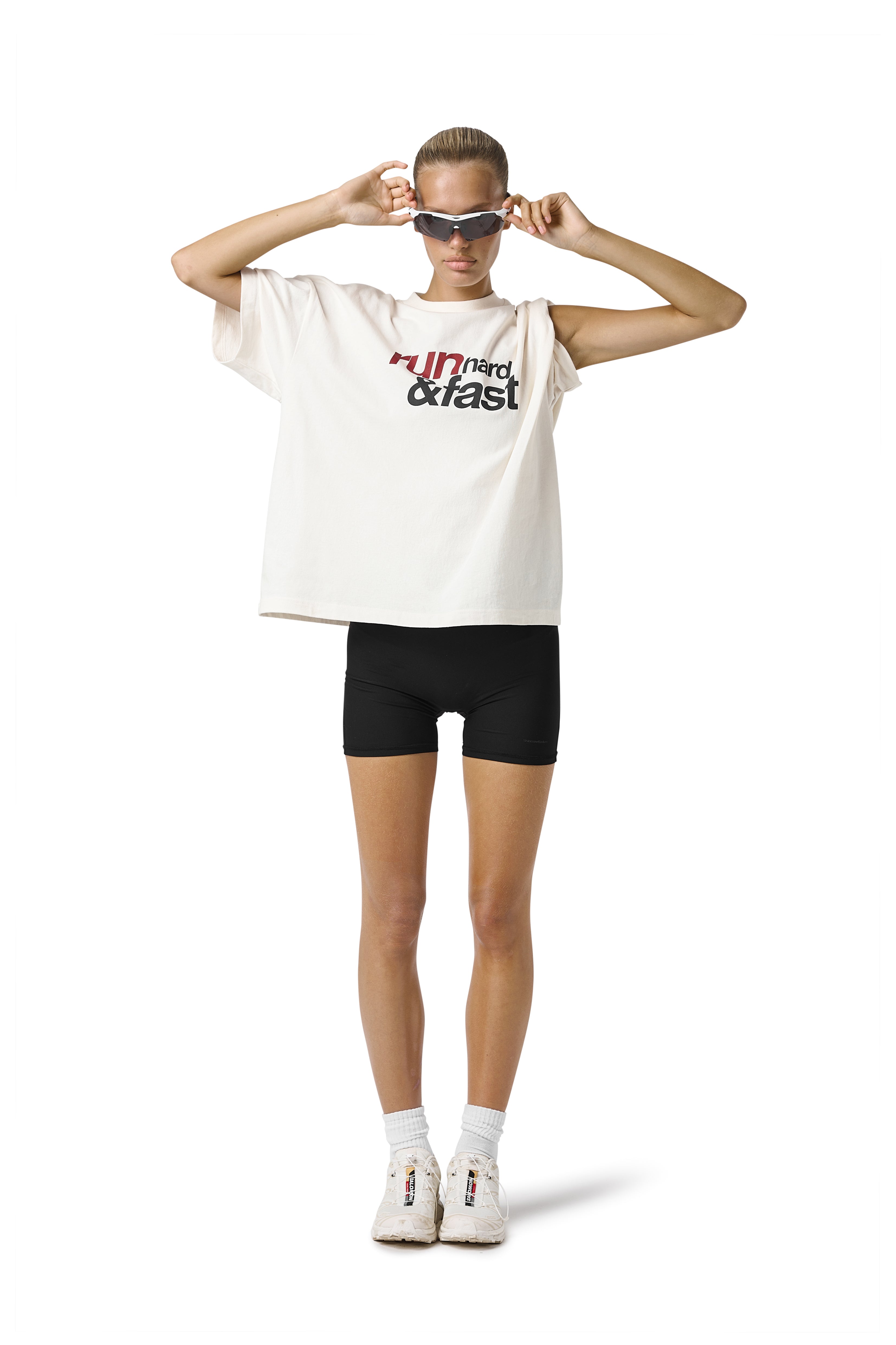 Runner Graphic Oversized Tee